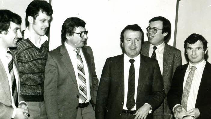 Als CSU-Funktionär bei Gerold Tandler.