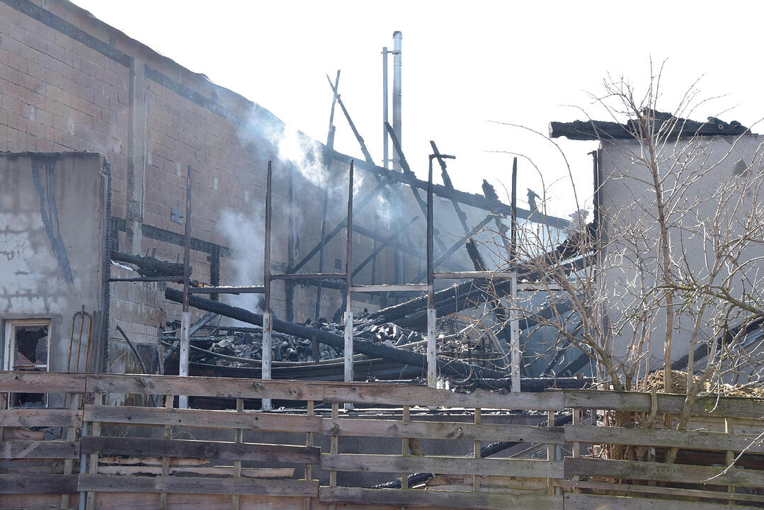 Scheunenbrand in Iphofen