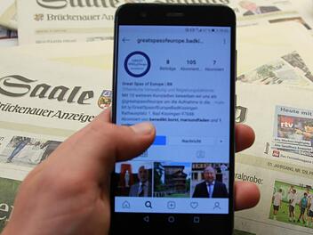 Der Instagram-Kanal der Bad Kissinger Unesco-Bewerbung. Foto: Johannes Schlereth