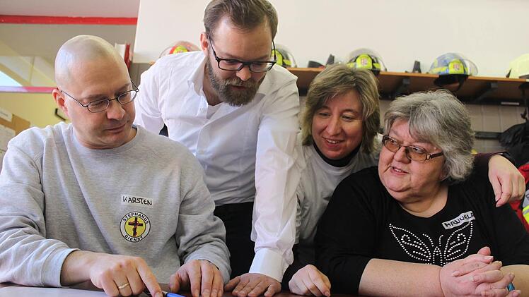 Karsten Schwope, Arni Gebhardt, Sigril Ullmann und Manuela Kraus freuten sich. Foto: Veronika Schadeck