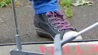 Der Ball muss richtig liegen.