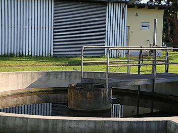 Die Kläranlage des Marktes Euerdorf  Foto: Gerd Schaar