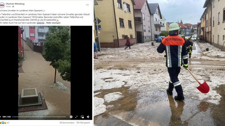 Unwetter in Birkenfeld: Video zeigt apokalyptische Zustände