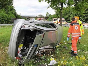 Zu einem Unfall kam es am Freitag nahe Triebsdorf. Foto: Michael Stelzner