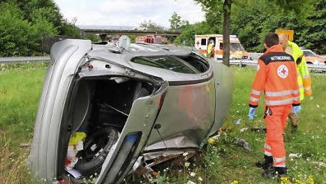 Zu einem Unfall kam es am Freitag nahe Triebsdorf. Foto: Michael Stelzner