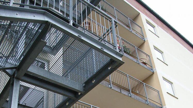 Die Gemeinschaftsunterkunft in Hammelburg. Von hier wurde eine 21-jährige Mutter mit ihren drei kleinen Kindern nach Polen abgeschoben. Foto: Archiv/ Arkadius Guzy