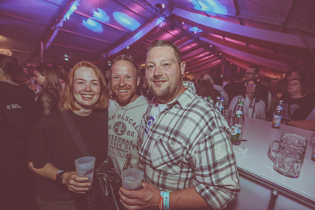 Mit Donny Vox & die Space Brothers, DJ Matze & Franky