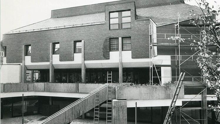 So sah es am Parkhaus Mauer kurz vor der Eröffnung Ende September 1977 aus.