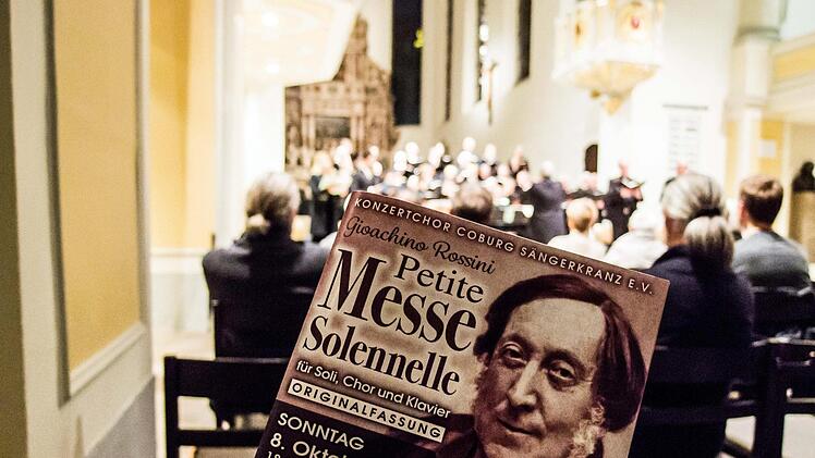 Die "Petite Messe solennelle" von Gioacchino Rossini erlebte eine eindringliche Aufführung in der Coburger Morizkirche.Foto: Jochen Berger