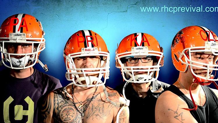 Beim Rockfestival "Rock the Hall" des Kulturamts Haßfurt live am 14. April in der Stadthalle in Haßfurt tritt auch die Red Hot Chili Peppers Revival Band "Papricaze" aus Tschechien auf.  Agentur Grenzgänger Jens Roscher