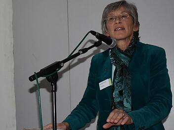 Berthild Sachs forderte bei der Synode Mut zu unkonventionelle Ideen.  Foto: Petra Malbrich