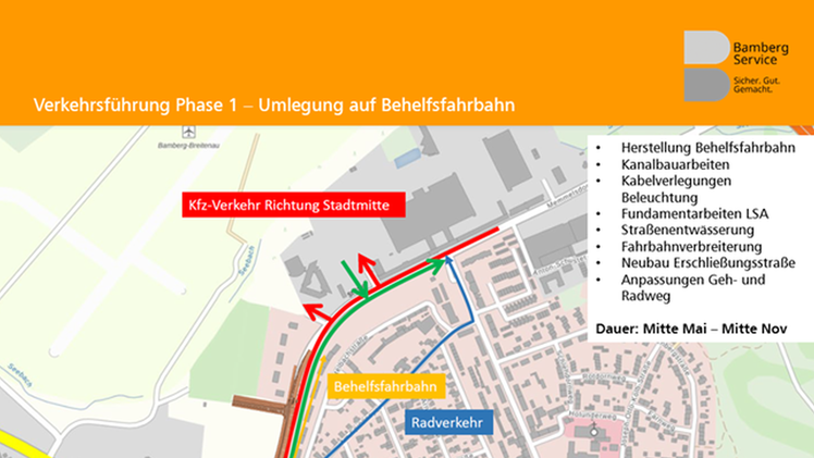 Bamberg: Brose erweitert Gel&auml;nde am Berliner Ring - so soll der Verkehr w&auml;hrend des Baus weiterflie&szlig;en