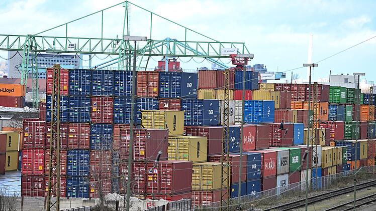 Container im Hafen