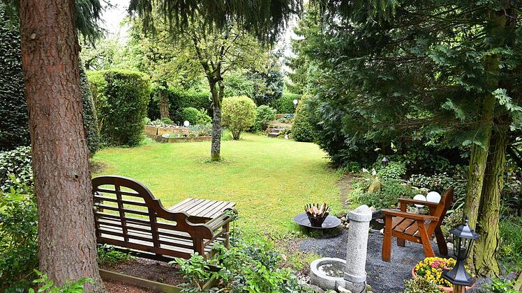 Rückzugsort für Mensch und Tier: der Garten der Jochums aus Memmelsdorf Foto: Ronald Rinklef