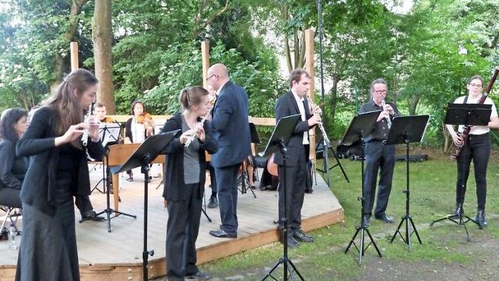 Das Ensemble "Amadeus" gab in der "Liebelei" ein gefeiertes Konzert. Foto: Werner Reißaus