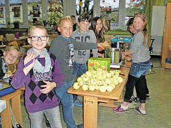 Aus &Auml;pfeln wurde Saft gepresst Foto: pr