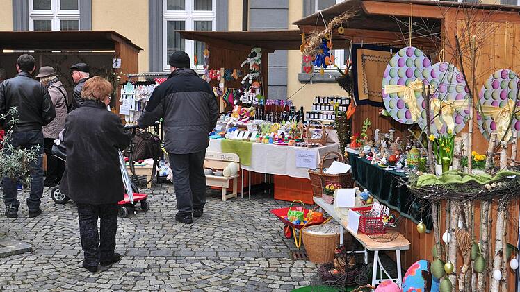 Dekorationsartikel für das bevorstehende Osterfest bot der 20. Ostermarkt der Hobbybastler in Haßfurt am vergangenen Samstag.