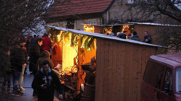 Dieser Stand hatte Korbwaren im Angebot. Foto: Helmut Will