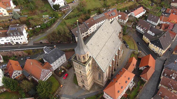 Die Petrikirche aus ungewöhnlicher Perspektive. Foto: Ingo Bär
