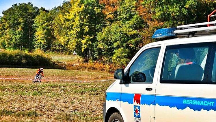 Die Sanitätsbetreuung bei der Enduro-Meisterschaft Foto: Bergwacht Forchheim