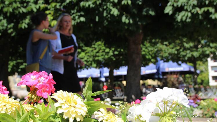 Sommerinterview: Kurdirektorin Andrea Schallenkammer im Gespräch mit Redakteurin Ulrike Müller. Foto: Benedikt Borst