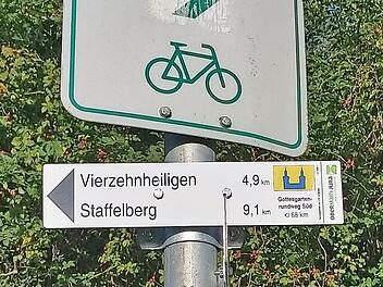 Es gibt viele Wanderwege im Raum Lichtenfels; sie müssen betreut werden.