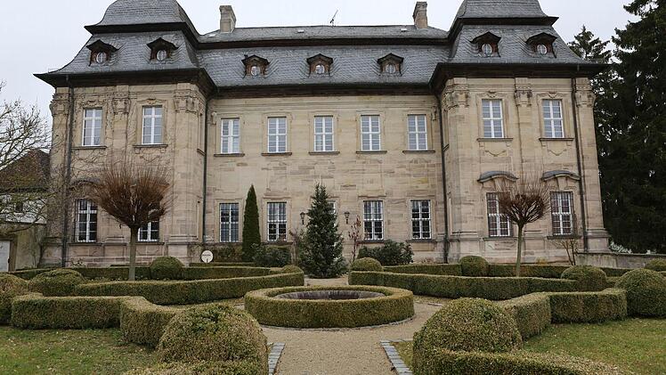 Die Rückseite des Burgwindheimer Barockschlosses.Alle Fotos: Barbara Herbst