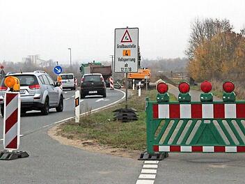 Ab heute geht hier für Pendler auf der Bundestraße 4 bei Breitengüßbach-Nord wochenlang gar nichts mehr. Foto: Hans Kurz
