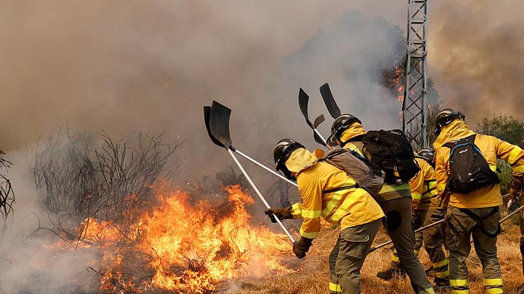 Waldbrände in Spanien