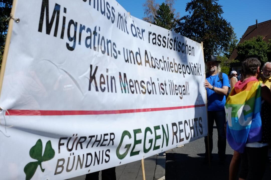 Rechtsextreme Demo in Fürth