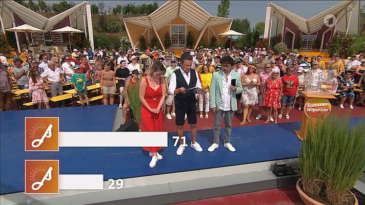 Eindeutiges Ergebnis: Sonny Kay konnte die Zuschauer mit seinem Hit "Liebe geht weiter" &uuml;berzeugen.