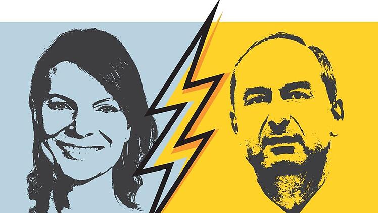 Nach dem Debakel um die gescheiterte Erdverkabelung der neuen Stromleitung bei Neuensorg zoffen sich die Kulmbacher Bundestagsabgeordnete Emmi Zeulner (CSU) und Bayerns Wirtschafts- und Energieminister Hubert Aiwanger  (Freie Wähler).