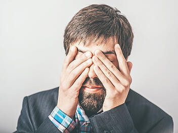 Augen, Verzweiflung, verzweifelt