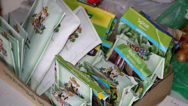 Der Frühling kann kommen. Jede Mengen Samen warten auf  wärmeres Wetter. Foto: Thomas Neder