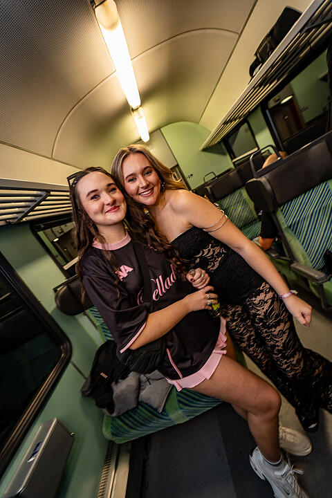Die beste Party im Zug!