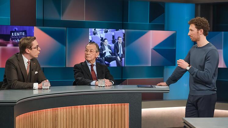 Den "Rentenrebellen" ginge es nicht darum, die Regierung in schweres Fahrwasser zu bringen, betonte Philipp Amthor, sie wollten ein generationengerechtes Rentensystem.