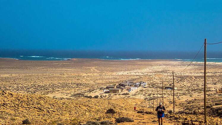 Trotz der Traumkulisse war die Laufstrecke auf Boa Vista für Markus Süße und seine Mitstreiter sehr anspruchsvoll. Foto: Markus Süße