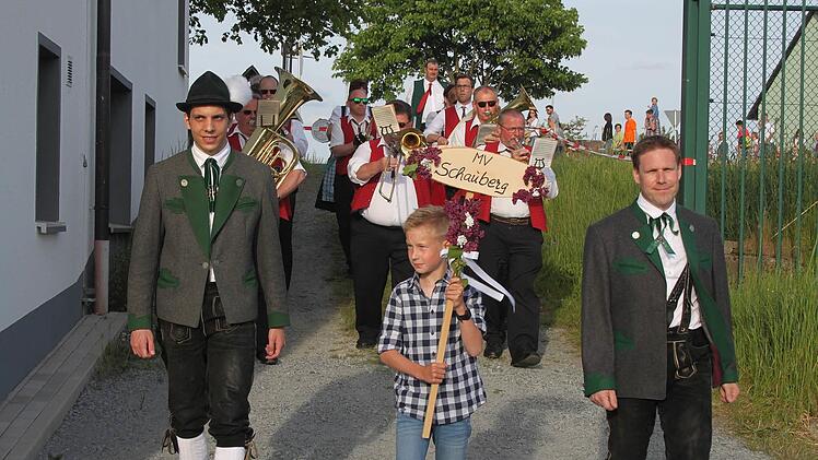 Die Musikkapelle Schauberg  Foto: Veronika Schadeck
