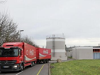 Hier sorgen Koi-Karpfen und Goldfische dafür, dass das Abwasser sauber ist: Coca-Cola in Knetzgau Foto: Barbara Herbst