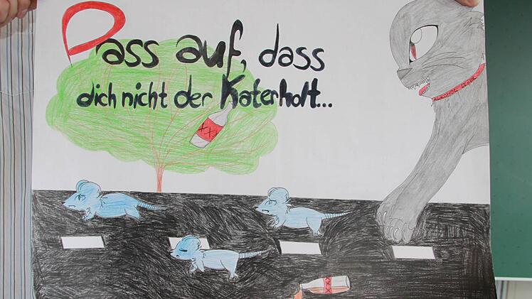 Originelle Idee von Sina Stöcker und Lisa Wirth aus der Klasse 7d.