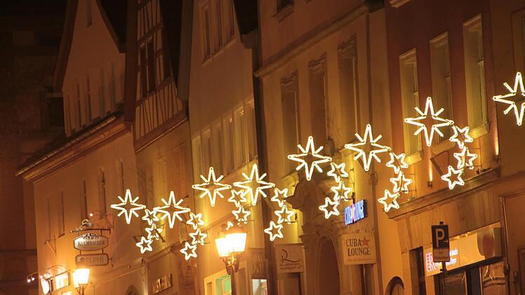 Weihnachtlicher Lichterglanz in Kulmbach Foto: Jürgen Gärtner