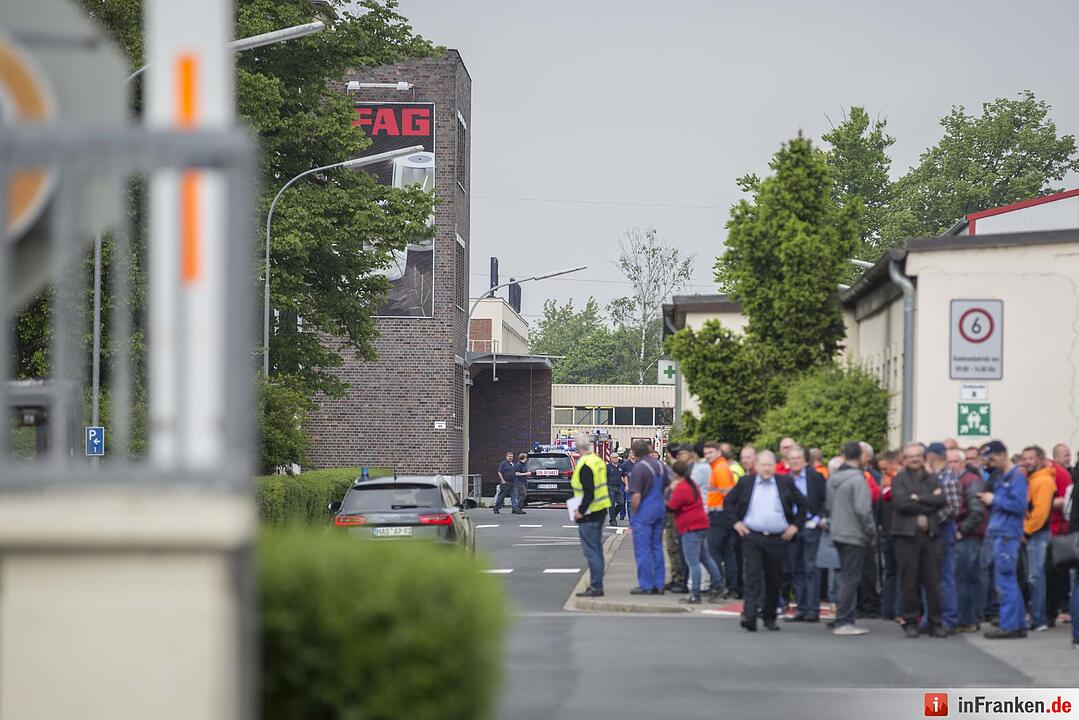 Explosion in Schaeffler-Werk in Eltmann