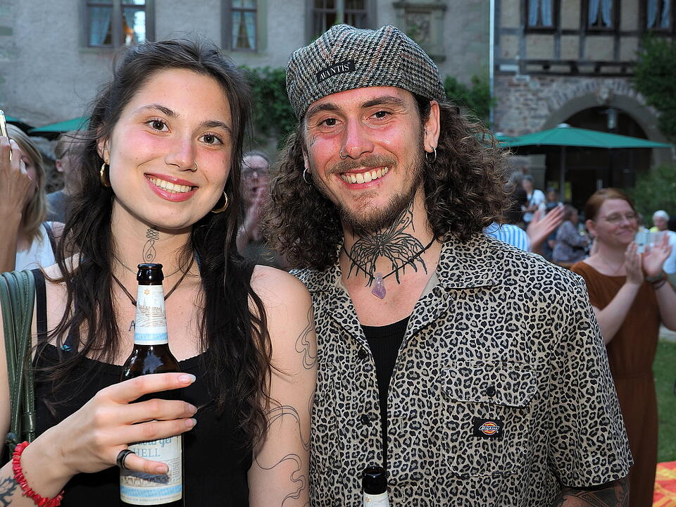 Das Fest fand im Schlosspark statt.