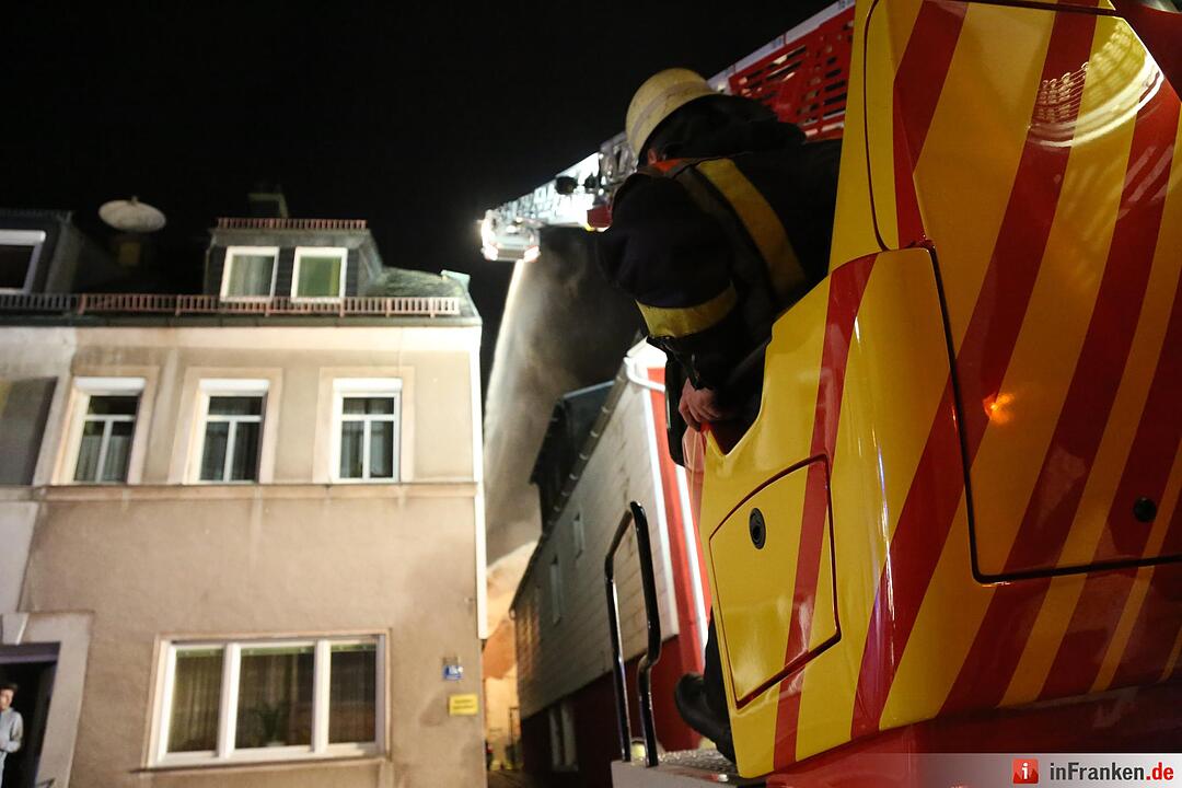 Grossbrand im ehemaligen Kinosaal in Kirchenlamitz
