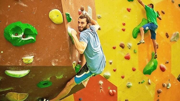 Vor allem Abends und am Wochenende ist die Boulderhalle der Blockhelden gut frequentiert.  Foto: privat
