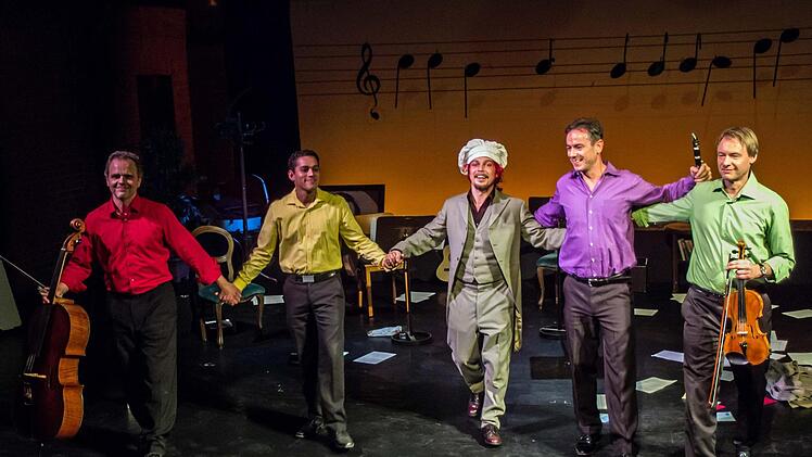 Impressionen vom Kinderkonzert "Herr Buffo und der Notendieb" im Coburger Theater in der Reithalle.Foto: Jochen Berger