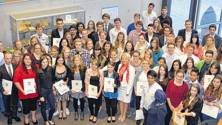 Auszeichnung für die besten Schulabsolventen aus dem Landkreis Kitzingen