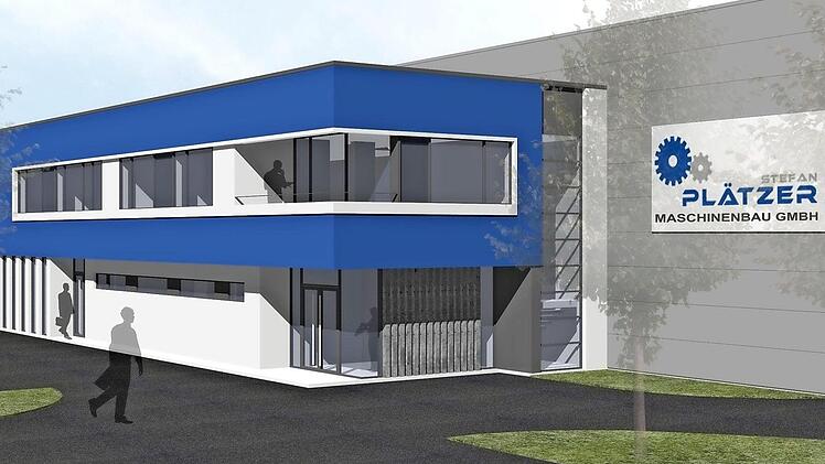 So soll das neue Gebäude der Firma Plätzer einmal aussehen.  Foto: Freyler Industriebau GmbH