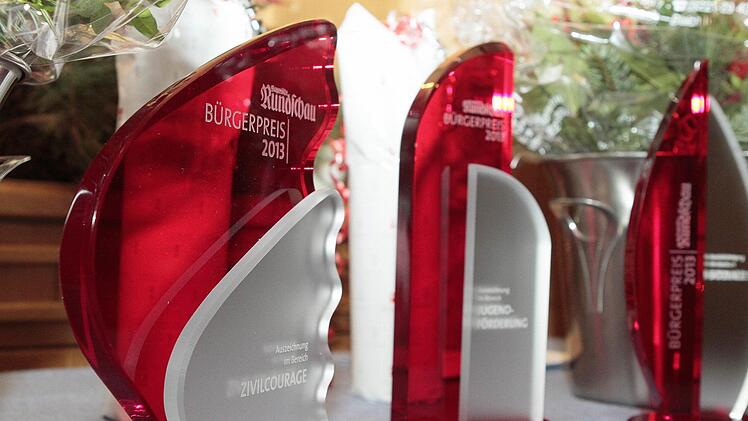 Der Bürgerpreis der Bayerischen Rundschau wird in drei Kategorien verliehen. Foto: Archiv/Jochen Nützel
