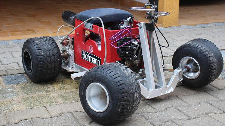 Das ungewöhnliche Gefährt. Foto: Peter Groscurth